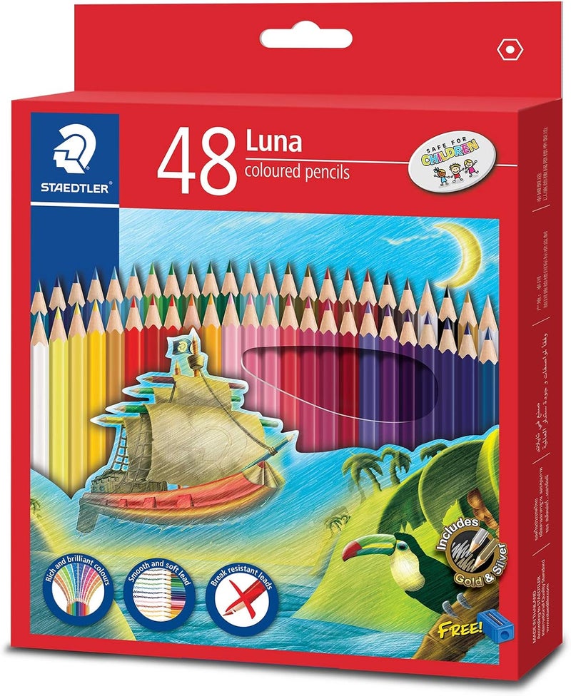 STAEDTLER Luna Colouring Pencils 48col - Image 1